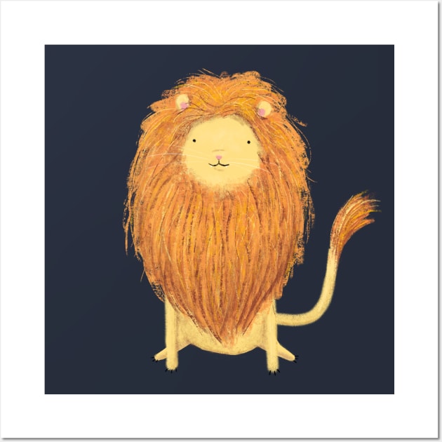 Scruffy Lion Wall Art by Sophie Corrigan